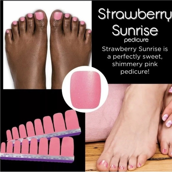 Color Street Dansk all night & Strawberry Sunrise 2 sets - Picture 4 of 5